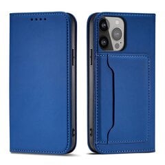Чехол Hurtel Magnet Card для iPhone 13 Pro Max, синий цена и информация | Чехлы для телефонов | kaup24.ee