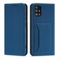 Telefoni kaaned Magnet Card Case Case For Samsung Galaxy A52 5G Pouch Wallet Card Holder Blue (Niebieski) hind ja info | Telefoni kaaned, ümbrised | kaup24.ee