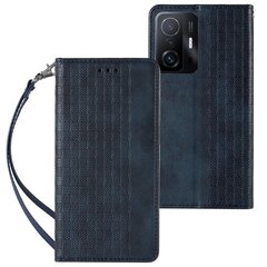 Telefoni kaaned Magnet Strap Case Case for Xiaomi Redmi Note 11 Pouch Wallet + Mini Lanyard Pendant Blue (Niebieski) hind ja info | Telefoni kaaned, ümbrised | kaup24.ee