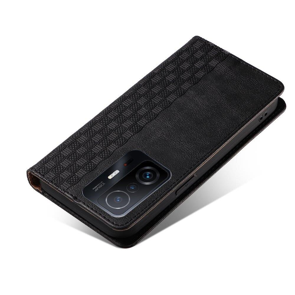 Telefoni kaaned Magnet Strap Case Case for Xiaomi Redmi Note 11 Pro Pouch Wallet + Mini Lanyard Pendant (Black) цена и информация | Telefoni kaaned, ümbrised | kaup24.ee