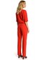 Naiste pükskostüüm Moe M334, punane hind ja info | Naiste pükskostüümid | kaup24.ee