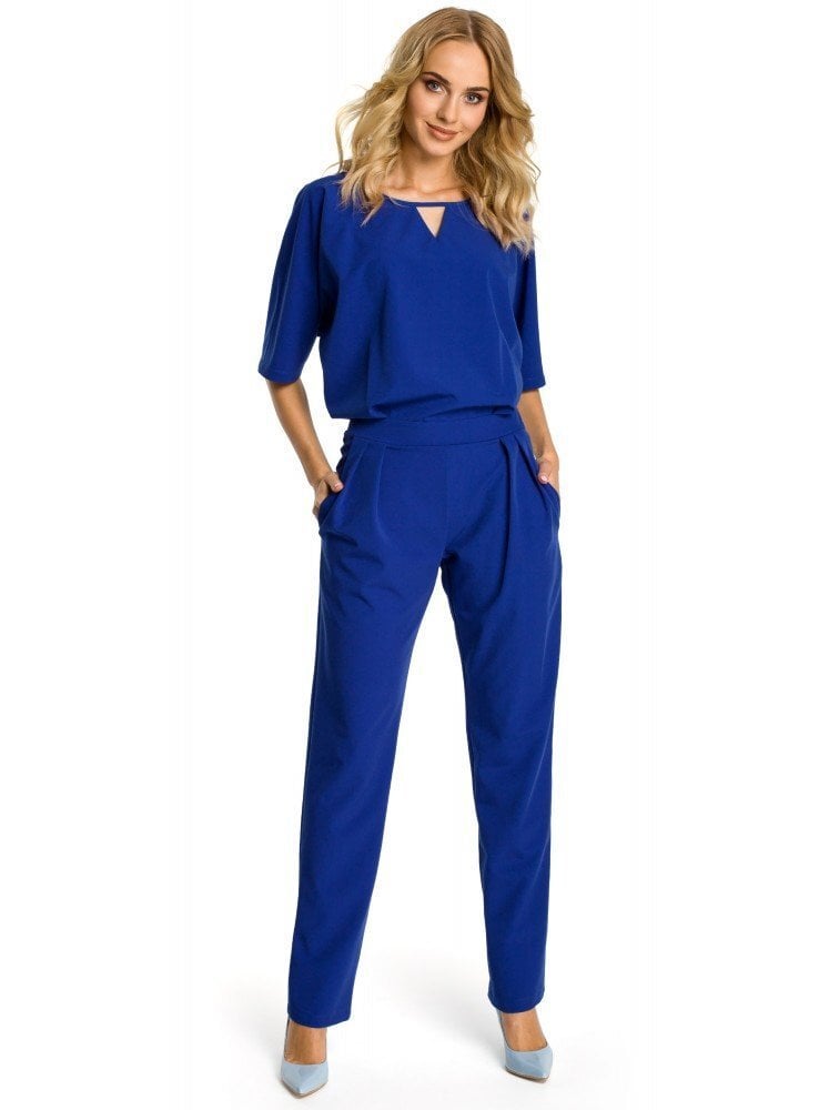 Naiste pükskostüüm Moe M334, sinine цена и информация | Naiste pükskostüümid | kaup24.ee