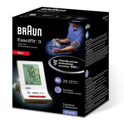 Vererõhumõõtja BRAUN ExactFit ™ 3 - BP6000 hind ja info | Vererõhuaparaadid | kaup24.ee