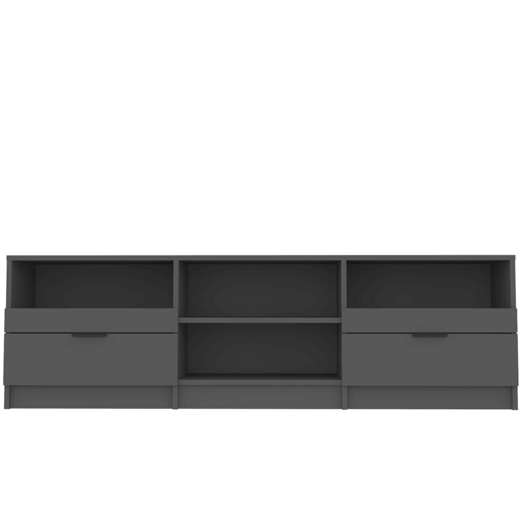 vidaXL telerikapp, must, 150x33,5x45 cm, tehispuit hind ja info | TV alused | kaup24.ee