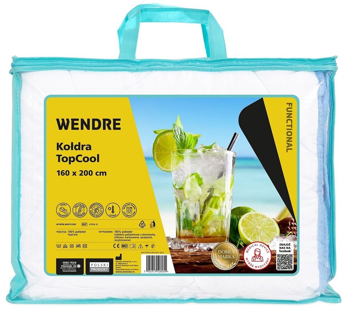 Wendre tekk Topcool 160x200 cm hind ja info | Tekid | kaup24.ee