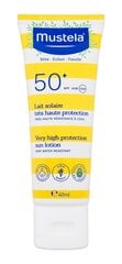 Солнцезащитный лосьон Mustela Very High Protection Lotion от солнца SPF50+, 40 мл цена и информация | Кремы от загара | kaup24.ee