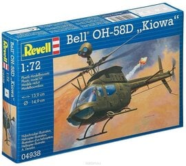 Клеящая модель вертолета Revell Bell OH-58D Kiowa 1:72 цена и информация | Конструкторы и кубики | kaup24.ee