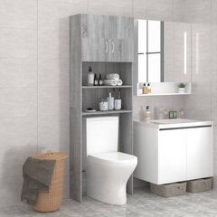 vidaXL vannitoakapp, hall Sonoma tamm, 64 x 25,5 x 190 cm цена и информация | Шкафчики для ванной | kaup24.ee