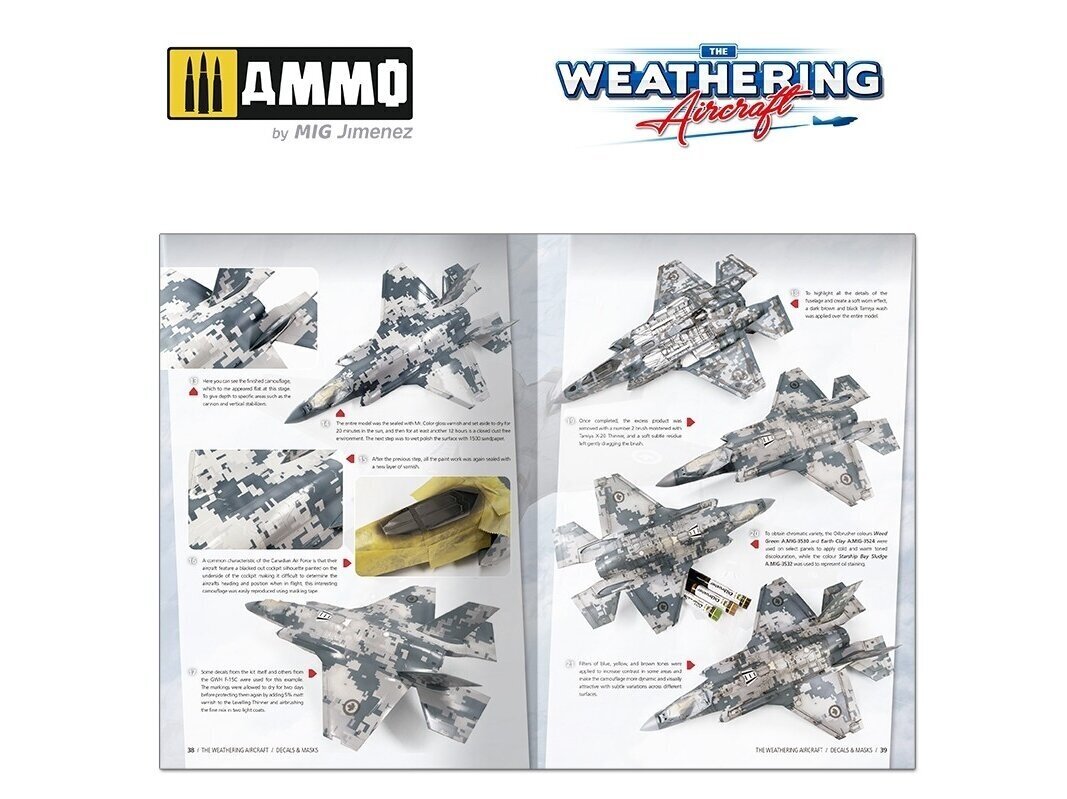 AMMO MIG - The Weathering Aircraft Issue 17. DECALS & MASKS (English), 5217 hind ja info | Liimitavad mudelid | kaup24.ee