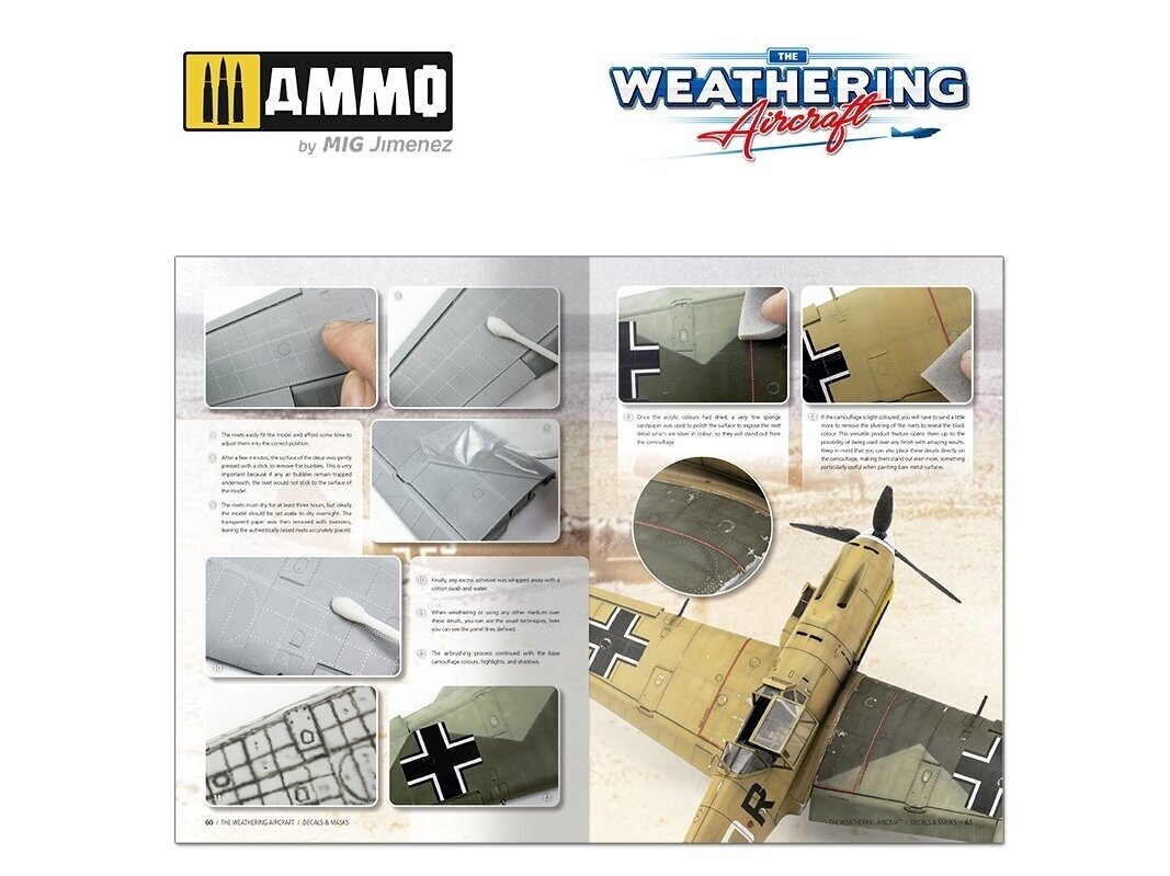 AMMO MIG - The Weathering Aircraft Issue 17. DECALS & MASKS (English), 5217 hind ja info | Liimitavad mudelid | kaup24.ee