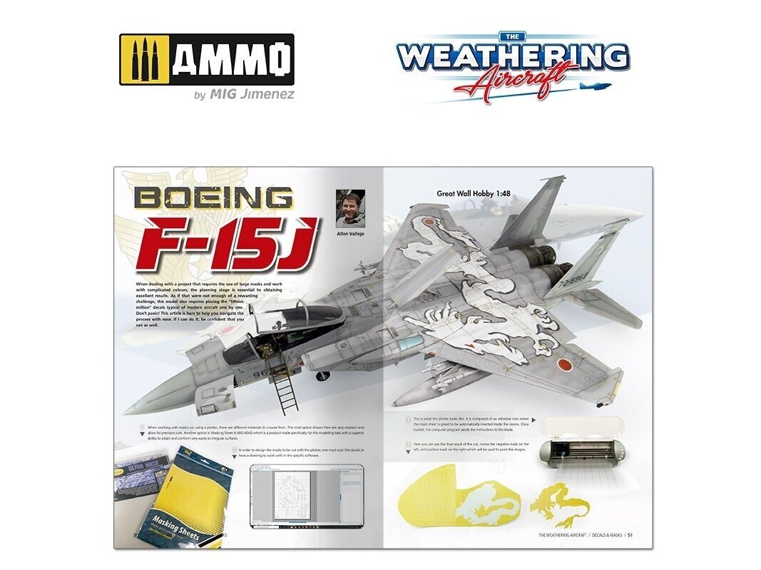 AMMO MIG - The Weathering Aircraft Issue 17. DECALS & MASKS (English), 5217 hind ja info | Liimitavad mudelid | kaup24.ee