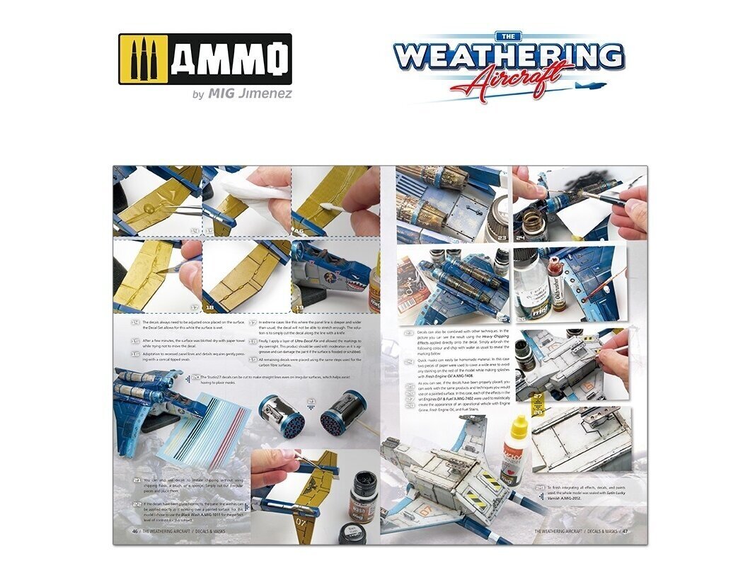 AMMO MIG - The Weathering Aircraft Issue 17. DECALS & MASKS (English), 5217 hind ja info | Liimitavad mudelid | kaup24.ee