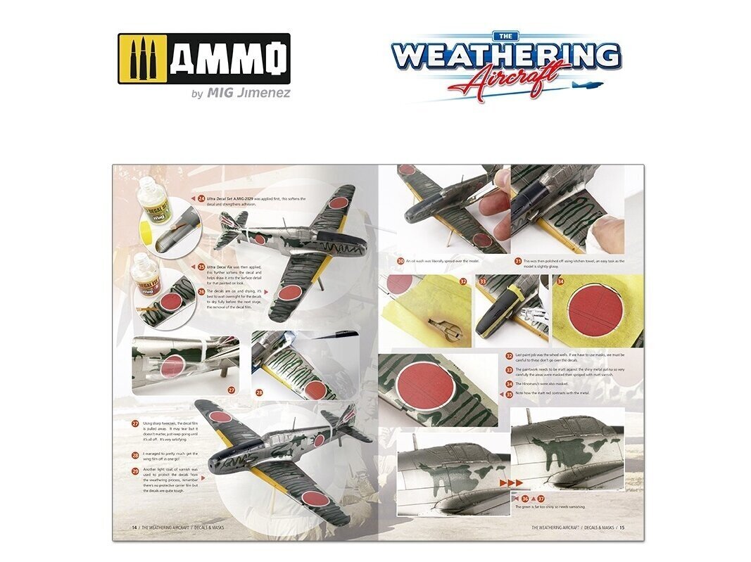 AMMO MIG - The Weathering Aircraft Issue 17. DECALS & MASKS (English), 5217 hind ja info | Liimitavad mudelid | kaup24.ee