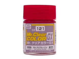 Mr.Hobby - Mr.Color GX akrüülvärv Clear Rouge, 18 ml, GX-121 hind ja info | Kunstitarbed, voolimise tarvikud | kaup24.ee