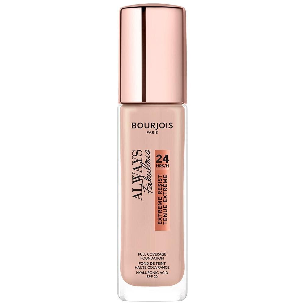 Jumestuskreem Bourjois Always Fabulous Extreme Resist SPF20 300 Rose Sand, 30ml цена и информация | Jumestuskreemid, puudrid | kaup24.ee