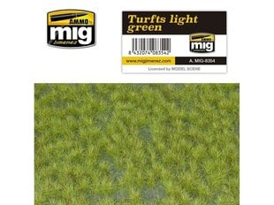 AMMO MIG - TURFS LIGHT GREEN, 8354 цена и информация | Принадлежности для рисования, лепки | kaup24.ee