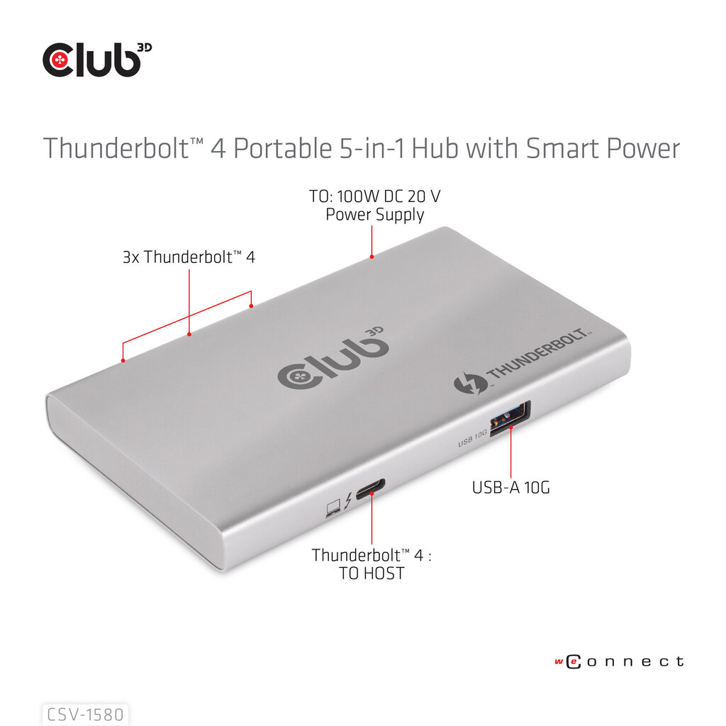 Hub 3D CSV-1580 hind ja info | USB jagajad, adapterid | kaup24.ee