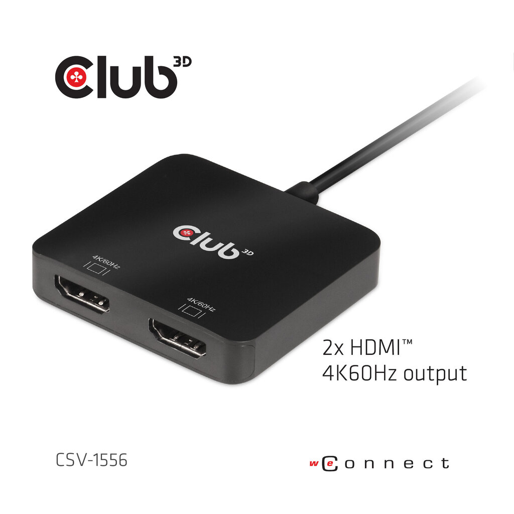 Hub Club 3D CSV-1556 hind ja info | USB jagajad, adapterid | kaup24.ee