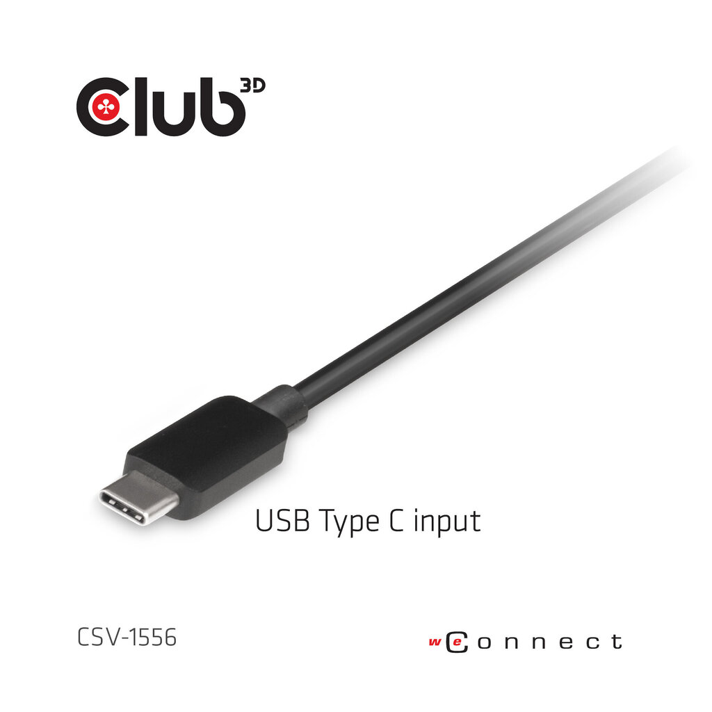 Hub Club 3D CSV-1556 hind ja info | USB jagajad, adapterid | kaup24.ee