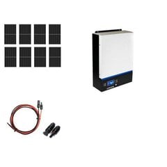 AZO Digital off-grid hybrid solar kit ESB-6kW-24 MPPT 8xPV Mono цена и информация | Комплектующие для солнечных электростанций | kaup24.ee