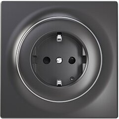 Fibaro FGWSONF-011-8 socket-outlet Type F Black цена и информация | Выключатели, розетки | kaup24.ee