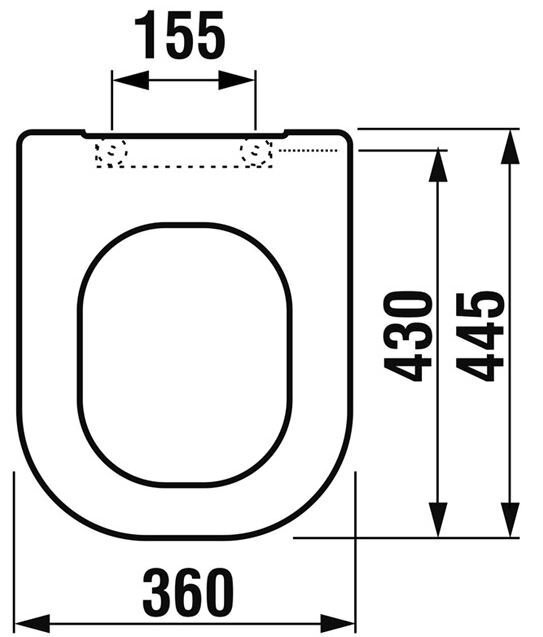 WC poti kaas Jika Olymp Deep hind ja info | WC-poti tarvikud | kaup24.ee