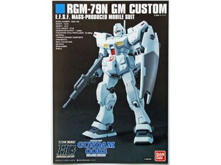 Сборная пластиковая модель Bandai - HGUC RGM-79N GM Custom, 1/144, 57400 цена и информация | Конструкторы и кубики | kaup24.ee