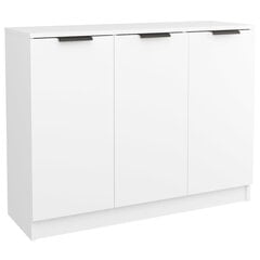 vidaXL puhvetkapp valge 90,5x30x70 cm, tehispuit hind ja info | Elutoa väikesed kapid | kaup24.ee