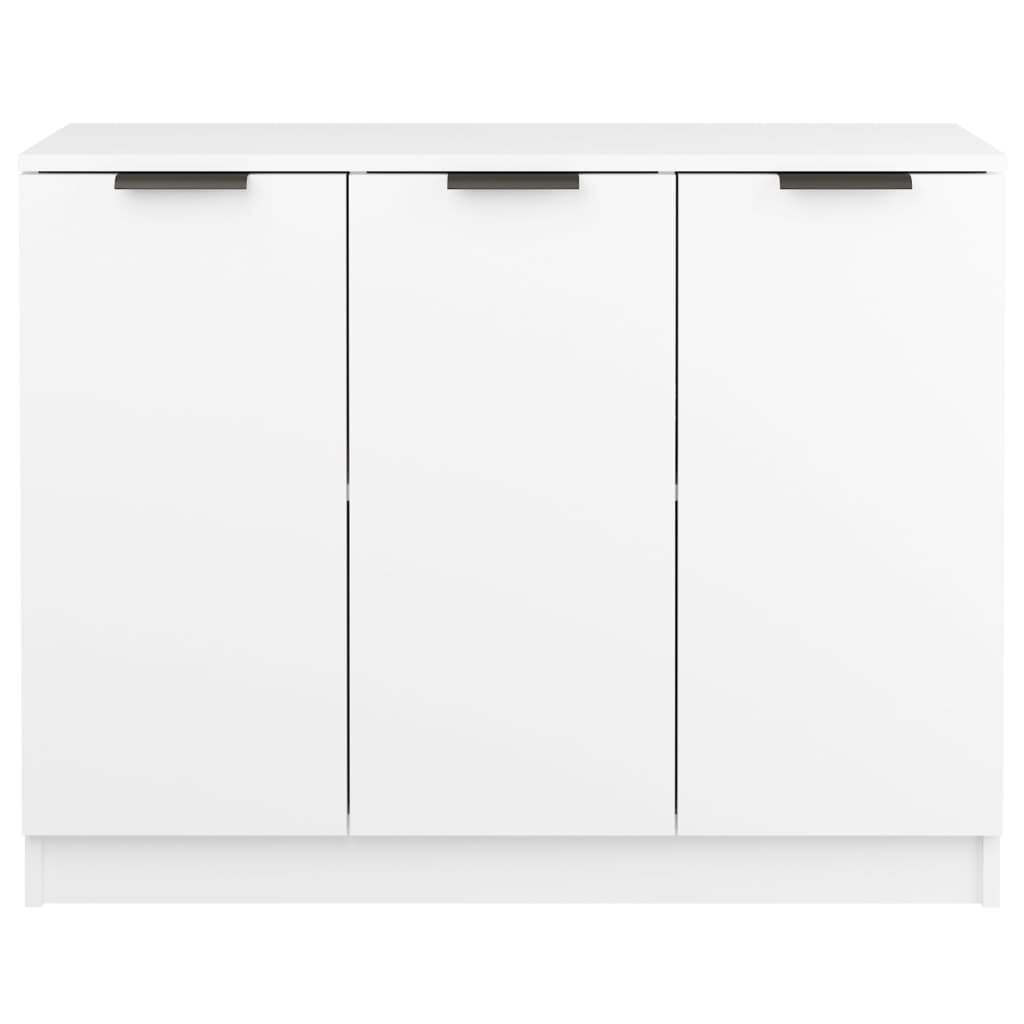 vidaXL puhvetkapp valge 90,5x30x70 cm, tehispuit hind ja info | Elutoa väikesed kapid | kaup24.ee