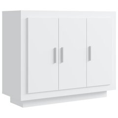 vidaXL puhvetkapp valge 92x35x75 cm, tehispuit hind ja info | Elutoa väikesed kapid | kaup24.ee