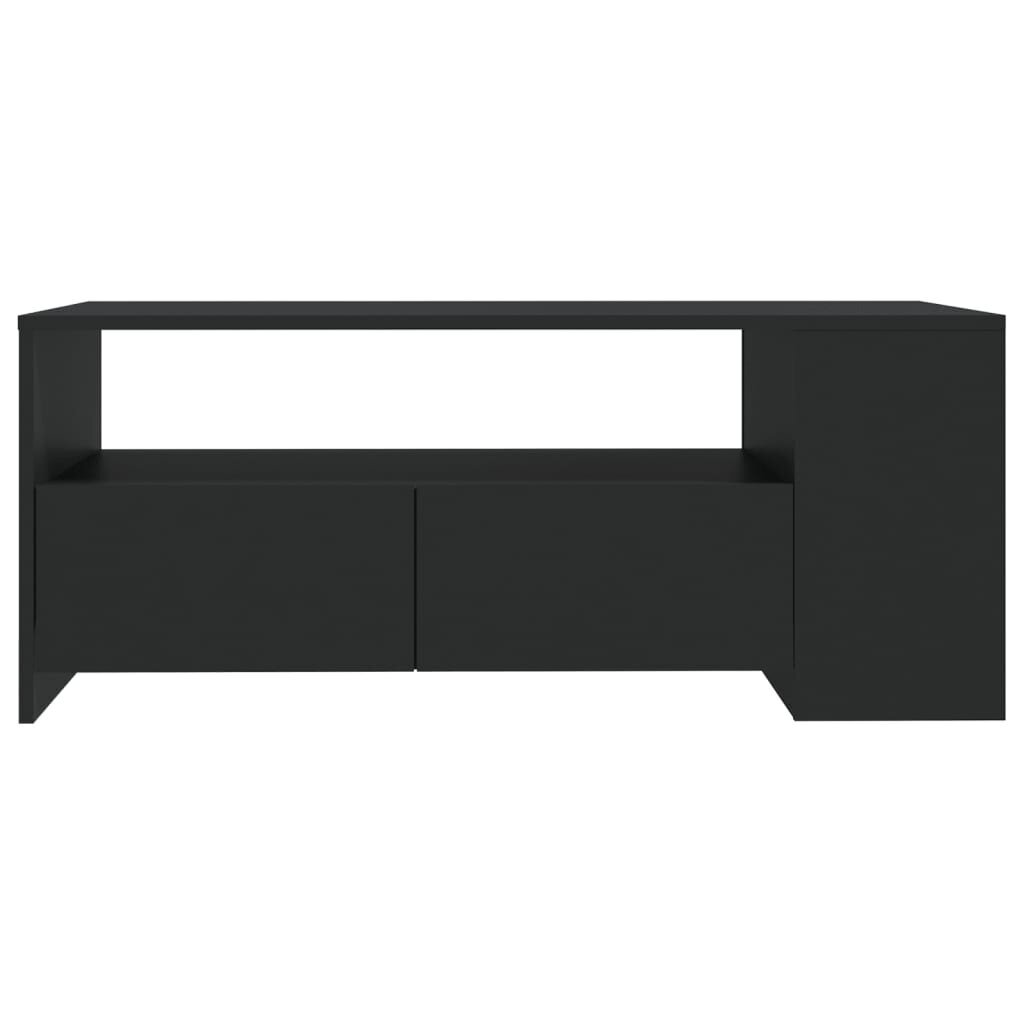 vidaXL kohvilaud, must, 102x55x42 cm, tehispuit hind ja info | Diivanilauad | kaup24.ee