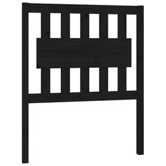 Изголовье кровати, 80,5x4x100 см, чёрное цена и информация | Кровати | kaup24.ee