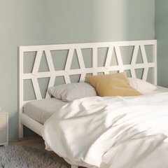 Изголовье кровати, 206x4x100 см, белое  цена и информация | Кровати | kaup24.ee