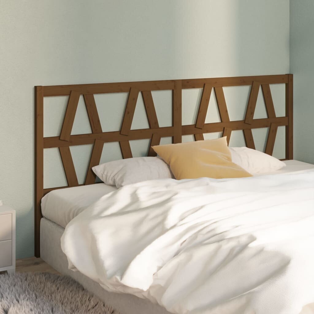 vidaXL voodipeats, meepruun, 206 x 4 x 100 cm, männipuit hind ja info | Voodid | kaup24.ee