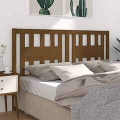 vidaXL voodipeats, meepruun, 141 x 4 x 100 cm, männipuit hind ja info | Voodid | kaup24.ee