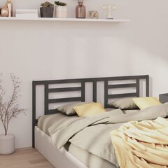 vidaXL voodipeats, hall, 166 x 4 x 100 cm, männipuit hind ja info | Voodid | kaup24.ee