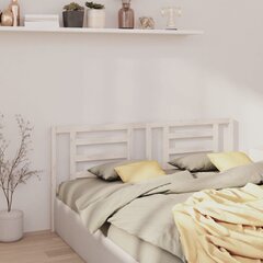 vidaXL voodipeats, valge, 206 x 4 x 100 cm, männipuit цена и информация | Кровати | kaup24.ee