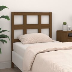Изголовье кровати, 95,5x4x100 см, коричневое цена и информация | Кровати | kaup24.ee