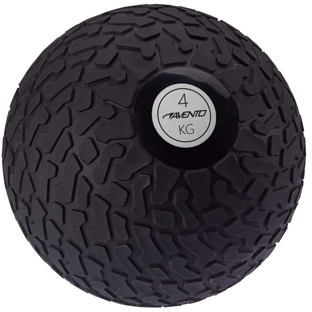 Raskuspall Avento Slam Ball Textured, 4 kg, must цена и информация | Topispallid | kaup24.ee