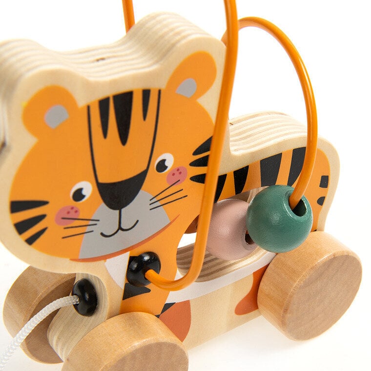 Puidust mänguasi Smiki Tiiger hind ja info | Imikute mänguasjad | kaup24.ee