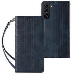 Telefoni kaaned Magnet Strap Case Case for Samsung Galaxy S22 Pouch Wallet + Mini Lanyard Pendant Blue (Niebieski) цена и информация | Чехлы для телефонов | kaup24.ee