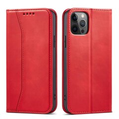 Telefoni kaaned Magnet Fancy Case Case for iPhone 12 Pro Pouch Wallet Card Holder (Red) цена и информация | Чехлы для телефонов | kaup24.ee