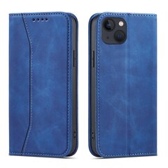 Telefoni kaaned Magnet Fancy Case for iPhone 13 mini cover card wallet card stand blue (Niebieski) hind ja info | Telefoni kaaned, ümbrised | kaup24.ee