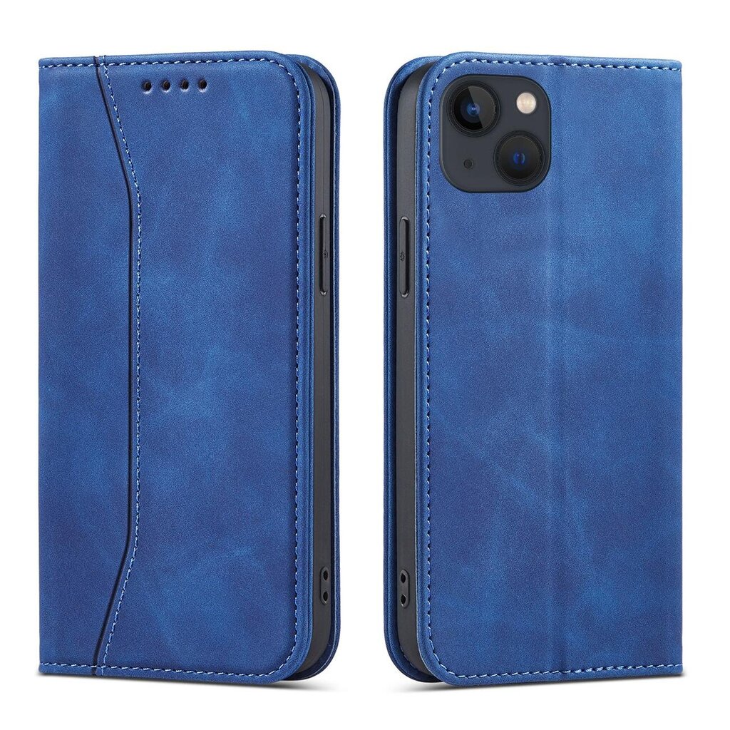 Telefoni kaaned Magnet Fancy Case for iPhone 13 mini cover card wallet card stand blue (Niebieski) цена и информация | Telefoni kaaned, ümbrised | kaup24.ee