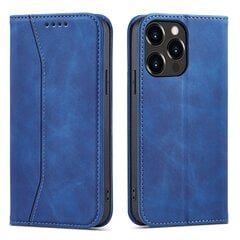 Telefoni kaaned Magnet Fancy Case Case for iPhone 13 Pro Pouch Card Wallet Card Stand Blue (Niebieski) hind ja info | Telefoni kaaned, ümbrised | kaup24.ee