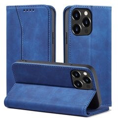 Telefoni kaaned Magnet Fancy Case Case for iPhone 13 Pro Pouch Card Wallet Card Stand Blue (Niebieski) hind ja info | Telefoni kaaned, ümbrised | kaup24.ee