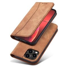 Чехол Hurtel Magnet Fancy для iPhone 13 Pro, коричневый цена и информация | Чехлы для телефонов | kaup24.ee
