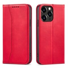 Telefoni kaaned Magnet Fancy Case Case for iPhone 13 Pro Cover Card Wallet Card Stand (Red) hind ja info | Telefoni kaaned, ümbrised | kaup24.ee