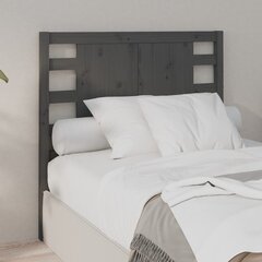 vidaXL voodipeats, hall, 81 x 4 x 100 cm, männipuit hind ja info | Voodid | kaup24.ee