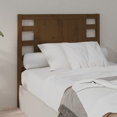 vidaXL voodipeats, meepruun, 81 x 4 x 100 cm, männipuit hind ja info | Voodid | kaup24.ee